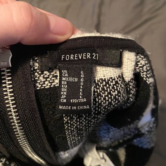 Forever 21 Plaid Mini Skirt L - Picture 3 of 3